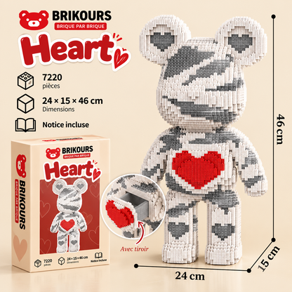 Ours géant à construire – 5 000+ briques | Brikours
